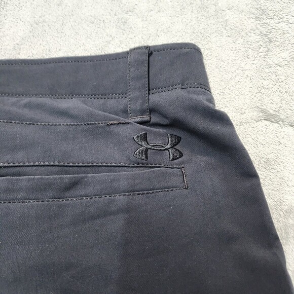 Under Armour UA Men’s Loose Straight Golf Pants Black Waist Size 38 x 32 - Picture 4 of 10